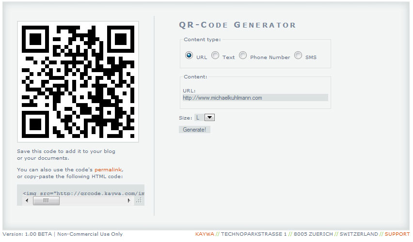 Qr Code Generator Vector Version